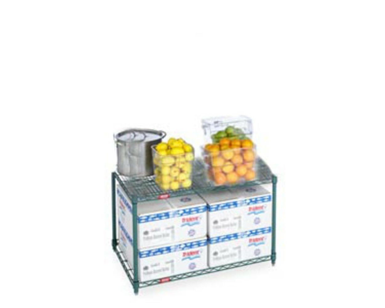 12" Deep x 24" Wide x 36" High 2 Tier Starter Shelving Unit