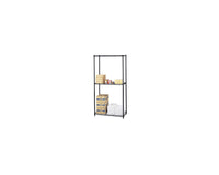 3 Tier Black Starter Shelving Unit