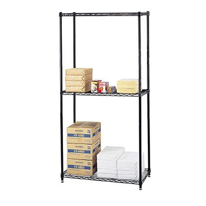 18" Deep x 48" Wide x 74" High 3 Tier Starter Shelving Unit