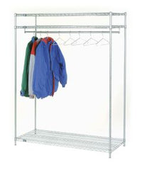 Stationary Garment Rack - 3 Tier - Chrome