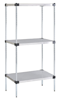 3 Tier Solid Stainless Shelf Truck