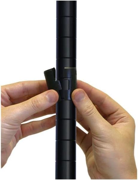 30" Deep x 42" Wide  3 Tier Black Wire Shelf Truck