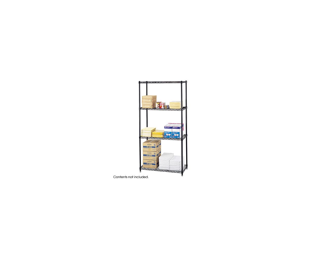21" Deep x 24" Wide x 63" High 4 Tier Starter Shelving Unit