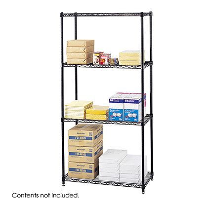 21" Deep x 24" Wide x 63" High 4 Tier Starter Shelving Unit