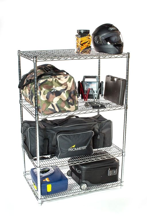 18" Deep x 72" Wide x 63" High 4 Tier Starter Shelving Unit