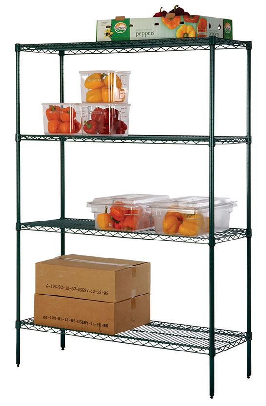 21" Deep x 48" Wide x 63" High 4 Tier Starter Shelving Unit