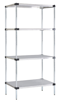 4 Tier Solid Stainless Shelf Truck