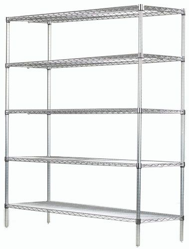 30" Deep x 30" Wide 5 Tier Stainless Steel Wire Starter Unit