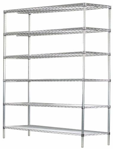 14" Deep x 54" Wide x 54" High 6 Tier Starter Shelving Unit