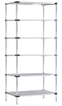6 Tier Solid Stainless Shelf Truck