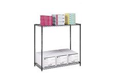 24" Deep x 60" Wide x 36" High 2 Tier Starter Shelving Unit