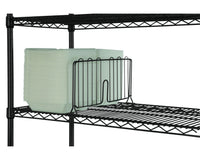 Black Wire Shelf Divider