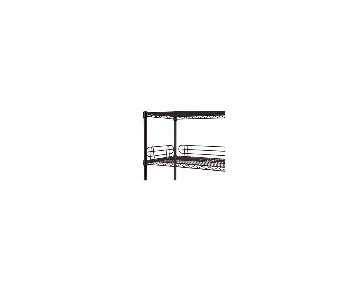 Wire Shelf Ledges - Black