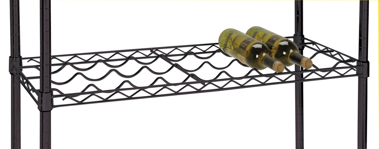 Individual Black Wine Shelves