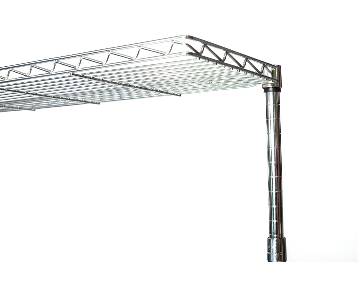 Deluxe Chrome Bakers Rack with Walnut Butcher Block