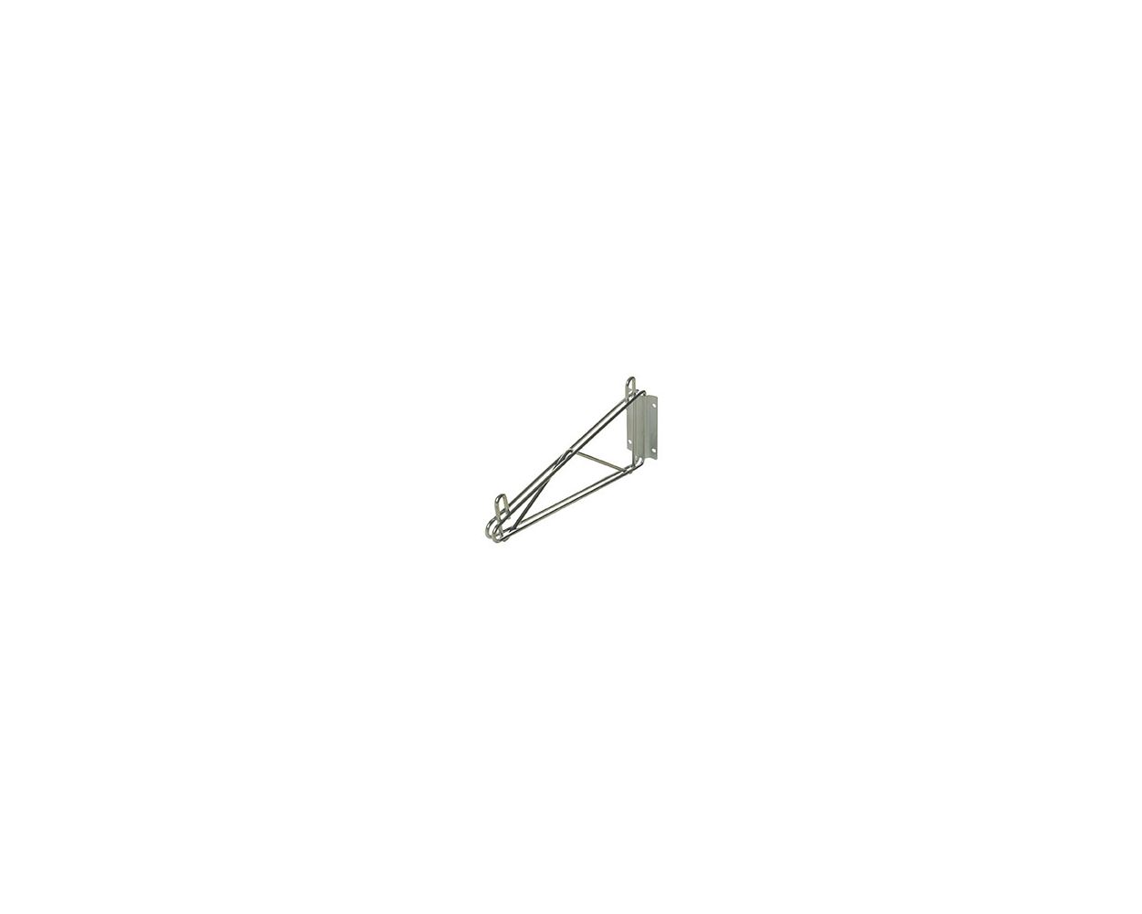 Chrome Fixed Wall Mount Brackets