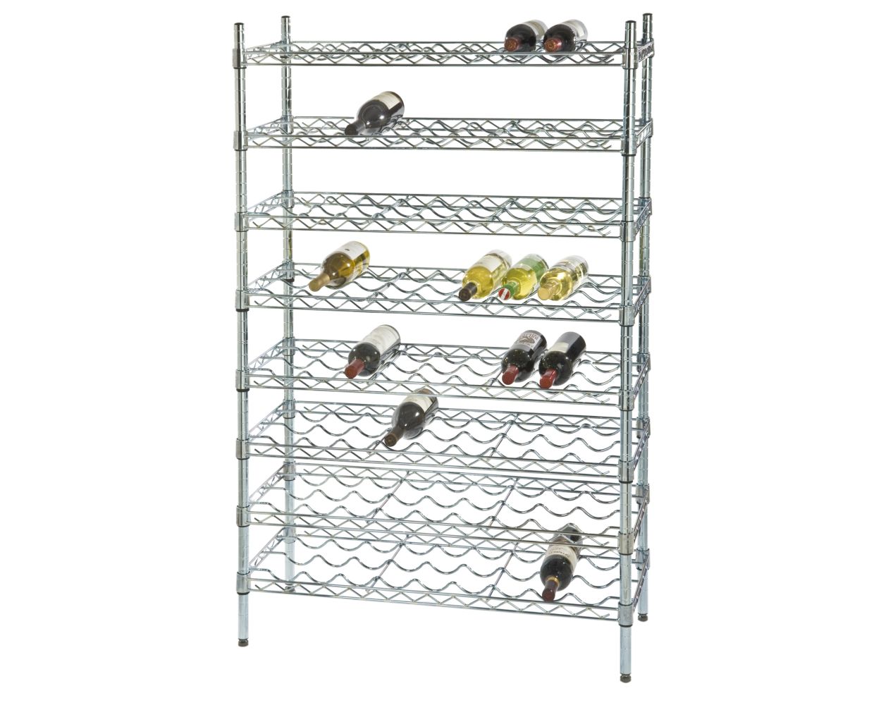 Chrome Double Wine Rack