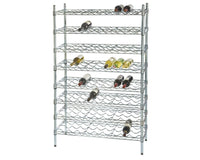 Chrome Double Wine Rack