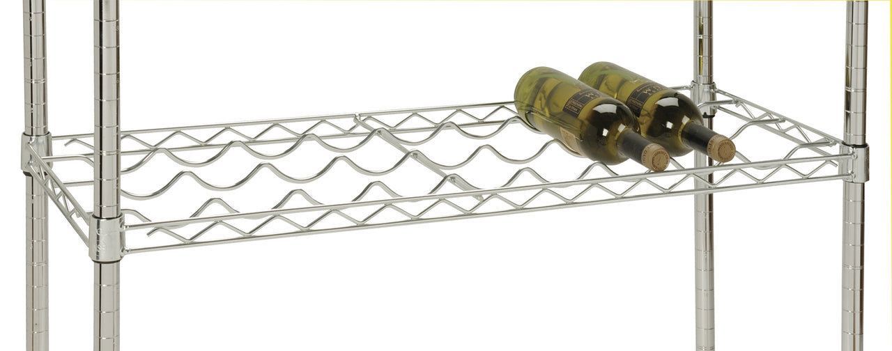 Individual Chrome Wine Shelves