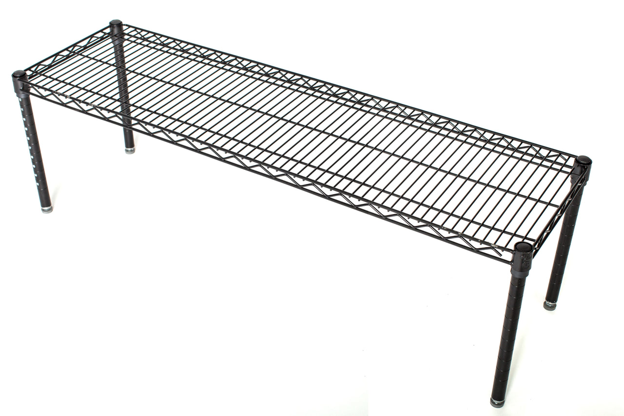 21" x 42" x 14" Black Dunnage Rack
