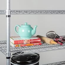 12" Deep x 42" Wide 5 Tier Chrome Wire Starter Unit