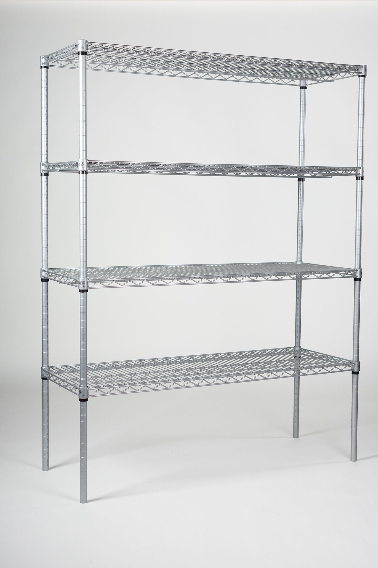 12" Deep x 24" Wide 4 Tier Gray Wire Starter Unit