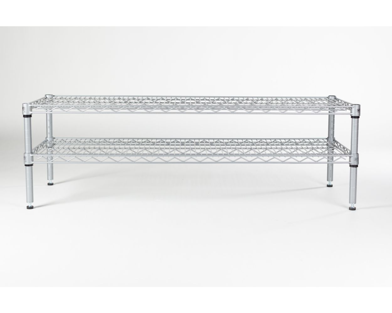 12" Deep x 30" Wide 2 Tier Gray Wire Starter Unit