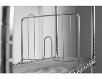 Gray Wire Shelf Divider