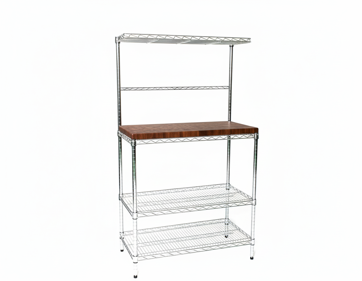 Walnut Baker's Rack