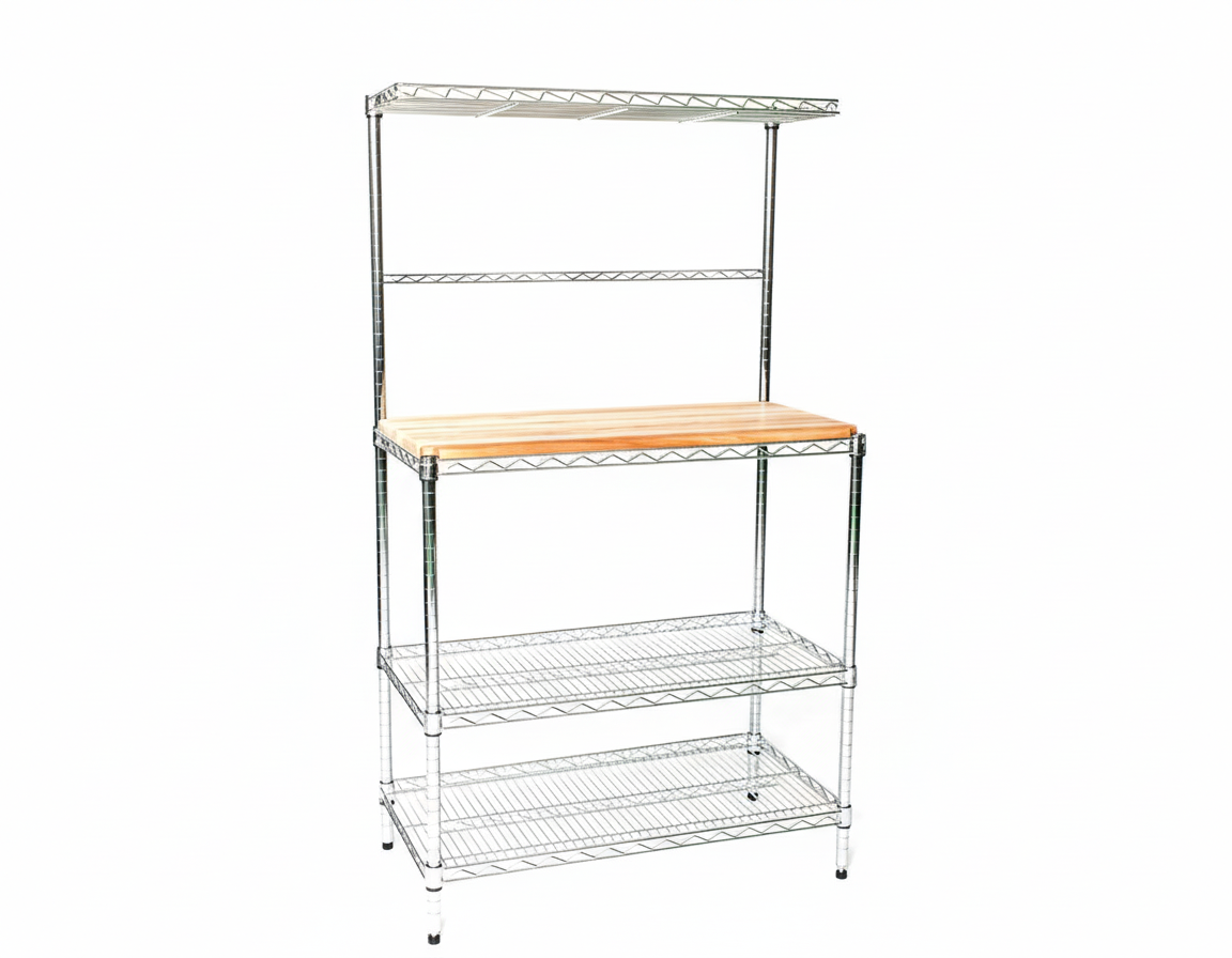 White Oak Baker's Rack